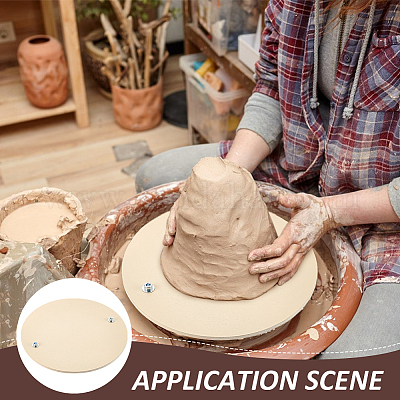 Деревянная глиняная доска DIY-WH0430-859-1