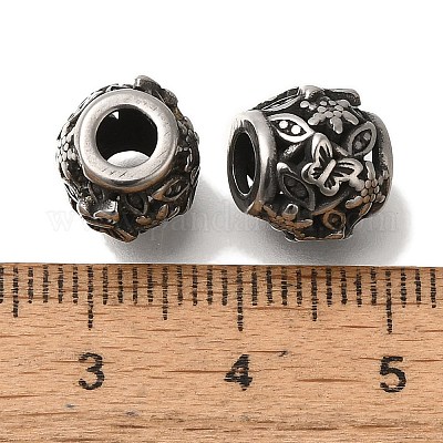 Европейские бусины из нержавеющей стали 304 STAS-D191-04D-AS-1