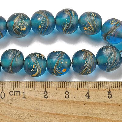 Бусы лэмпворк ручной работы BLOW-D006-07H-1