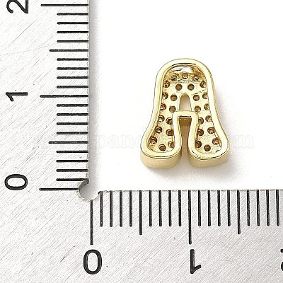 Латунные микро проложить кубического циркония подвески KK-I382-06G-1