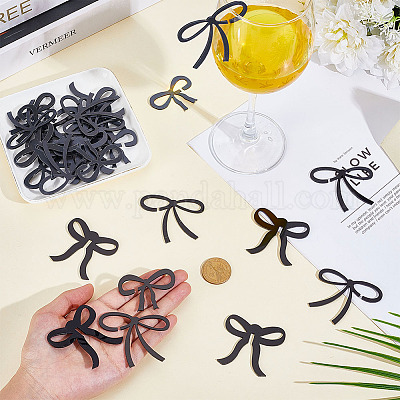 30 шт. 3 стиля акриловых подвесок для бокалов вина AJEW-ME0001-11B-1