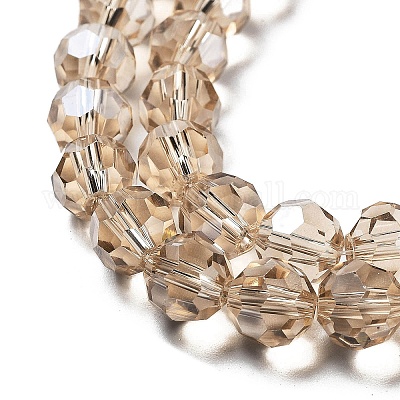 Гальванизируйте прозрачное стекло бисер нитей EGLA-A035-T8mm-A22-1