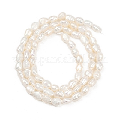Нити из натурального культивированного пресноводного жемчуга PEAR-P064-20E-03A-1