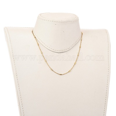 Ожерелья из цепочек из нержавеющей стали 304 NJEW-JN02932-01-1