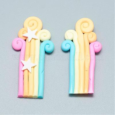 Кабошоны из полимерной глины ручной работы PORC-S1007-42A-1