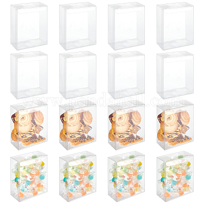 72 шт. прозрачная ПВХ коробка подарочная коробка для конфет CON-BC0007-20-1