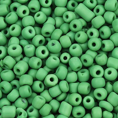 Матовое непрозрачное стекло бисер SEED-R029-4mm-A10-1