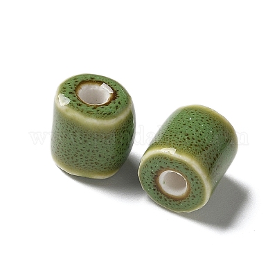 Фарфоровые бусины ручной работы PORC-L080-I01-1