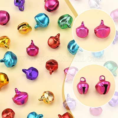 200 шт. 2 стиля алюминиевых колокольчиков FIND-FS0003-80-1