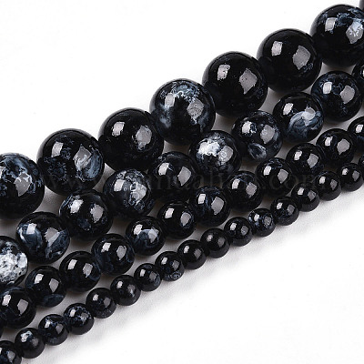 Выпечка окрашенные стеклянные бусины пряди X1-DGLA-N003-4mm-A10-1