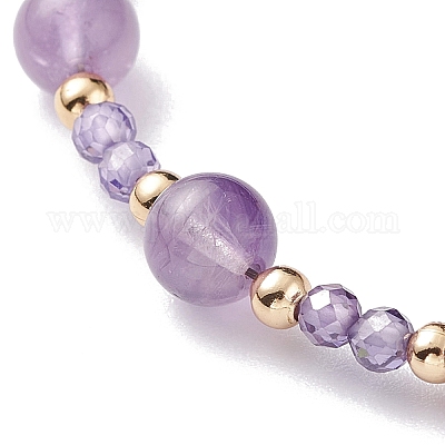 Наборы браслетов из смешанных натуральных и синтетических драгоценных камней BJEW-JB06518-1