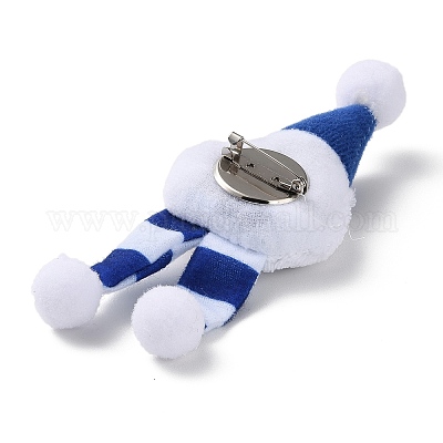 Рождественская тема броши из шерстяной ткани JEWB-F022-01E-1