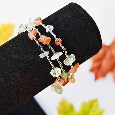 Зажимные бусины из латуни KK-PH0035-29S-1