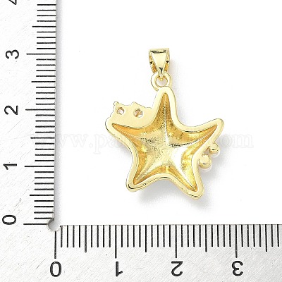 Латунные микро проложить кубического циркония подвески KK-P330-06G-01-1