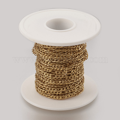 Ионное покрытие (ip) цепи figaro ручной работы из нержавеющей стали 304 STAS-P200-14G-1