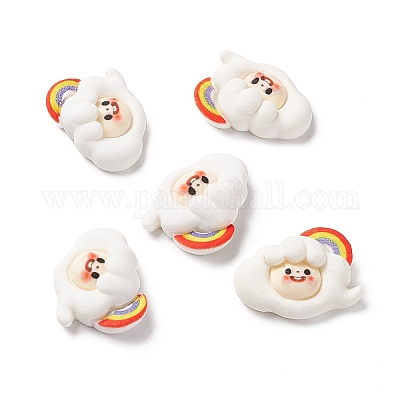 Непрозрачные кабошоны из смолы RESI-G036-E01-1