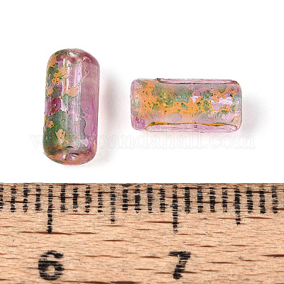 Прозрачные стеклянные бусины Пикассо&nbsp;SEED-N010-02E-1