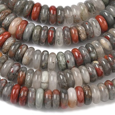 Natürliche afrikanische Heliotrop Perlen Stränge&nbsp;G-G329-A02-3x8mm-1