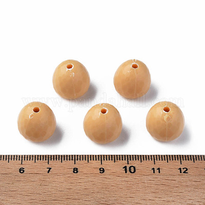 Непрозрачные акриловые бусины&nbsp;MACR-S373-10A-A13-1