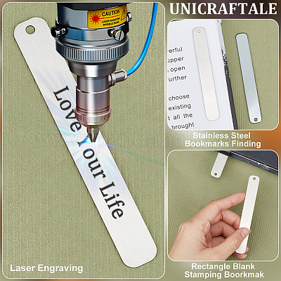 201 закладка из нержавеющей стали DIY-WH0430-487B-1