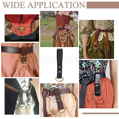 Pu кожа петли для подтяжек юбка походы AJEW-WH0695-108A-1