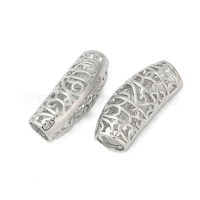 Полые латунные трубчатые бусины KK-G532-03P-1