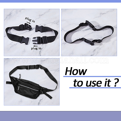 2 шт. нейлоновый и пластиковый удлинительный ремень для использования на открытом воздухе AJEW-FH0006-05-1