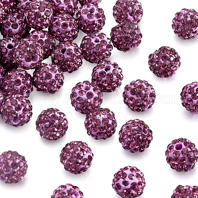 Полимерная глина Pave горный хрусталь бисер&nbsp;RB-Q197-10mm-18-1