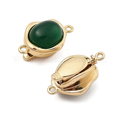 Застежки латунные коробки KK-C075-13G-02-1