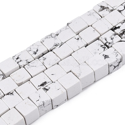 Природные Говлит бисер нитей G-T139-8x8-02A-1