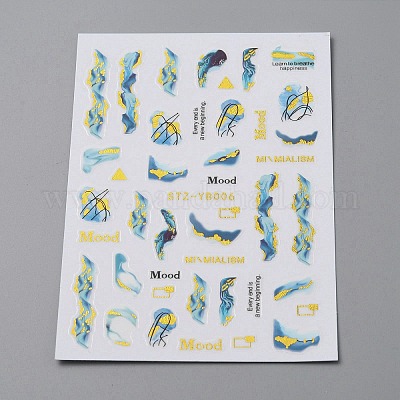 Наклейки для ногтей&nbsp;MRMJ-WH0086-28C-1