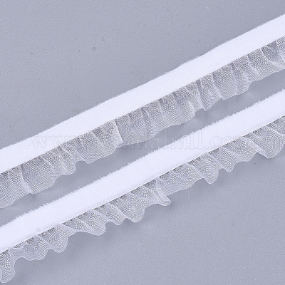 Бархатная лента из органзы SRIB-T006-001-1