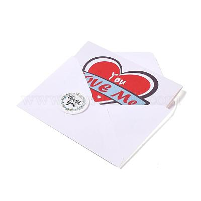 Поздравительные открытки из прямоугольной бумаги DIY-F096-15-1