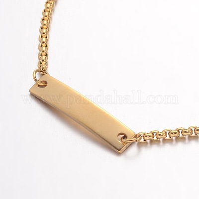 Браслеты из нержавеющей стали 304 X-BJEW-K136-01G-1