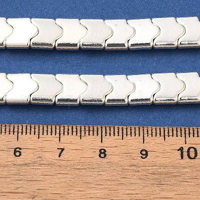 Гальванические нити из синтетических немагнитных гематитовых бусин G-I364-E01-S-1