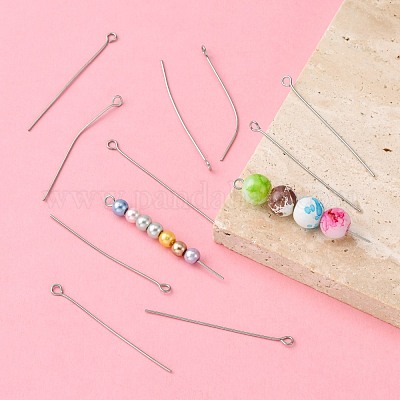 Wholesale PandaHall 2880pcs 4 Color 6 Size Eye Pins Jewelry Head Pins Open Eyepins  Headpins for Charm Beads DIY Necklaces Bracelets Earrings Jewelry Making  Pins Supplies 