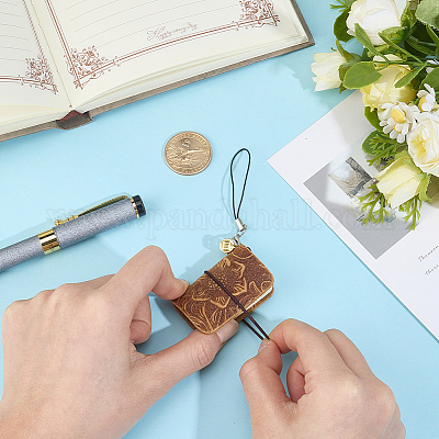 Mini carnet en peau de vache&nbsp;AJEW-CL0005-43A-1