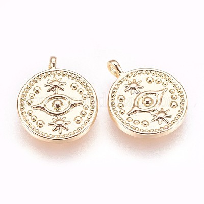 Pendente in ottone&nbsp;KK-P157-37G-NF-1
