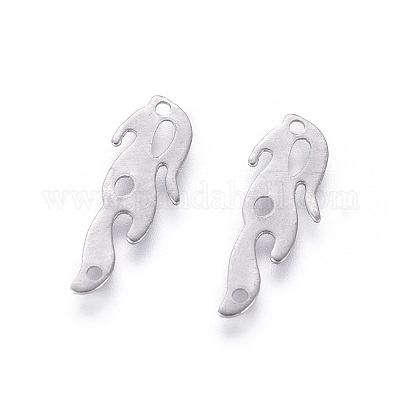 Не тускнеющие филигранные соединительные звенья из нержавеющей стали 201&nbsp;STAS-F231-082P-1