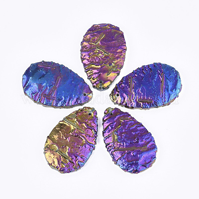 Гальванизированные подвески из яшмы G-S329-026-1