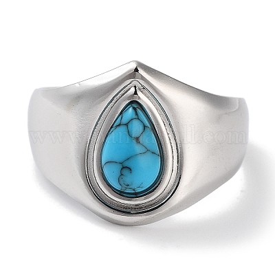 Кольцо из нержавеющей стали 304 RJEW-B059-11P-02-1