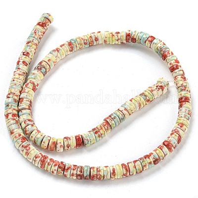 Синтетические бирюзовые бусины G-H060-02B-09-1