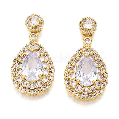 Латунные микро проложить кубического циркония подвески KK-N254-236G-1