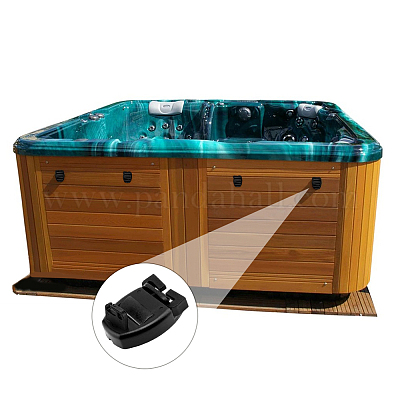 Комплекты для замены защелки замка крышки пластиковой джакузи&nbsp;AJEW-WH0314-886-1