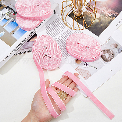 Односторонняя бархатная лента SRIB-WH0025-01A-1