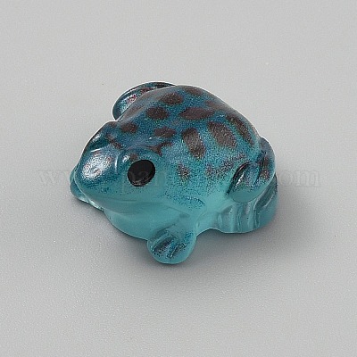 Украшения для выставки лягушек из светящейся смолы RESI-WH20018-001F-1