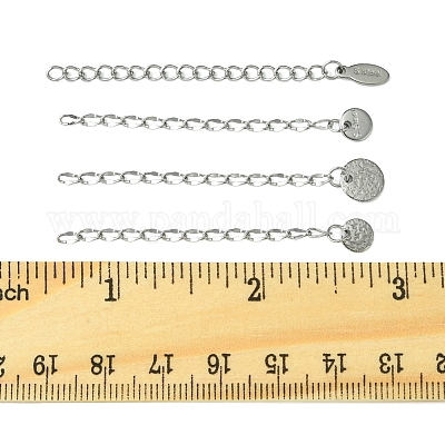 12 шт. 4 стиля удлинитель цепи из нержавеющей стали 304 FIND-FS0002-96B-1