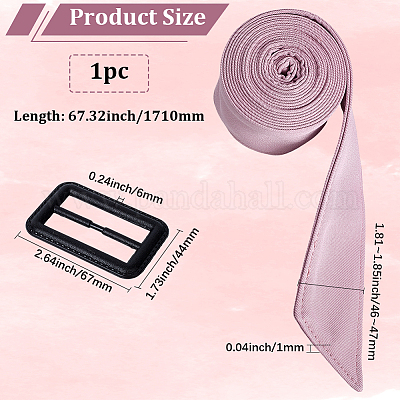 Завязать узел на пояс из полиэстера с пластиковой пряжкой AJEW-WH20002-10F-1