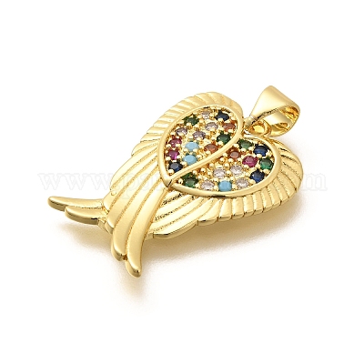 Стойки обшивки латунь микро проложить Циркон подвеску KK-L226-024G-1