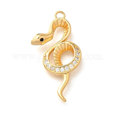 Латунные микро проложить кубического циркония подвески KK-K294-17G-01-1